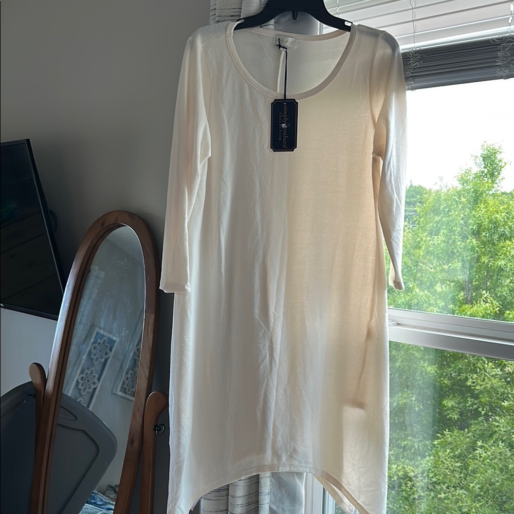 Elegant Cream Women's Top